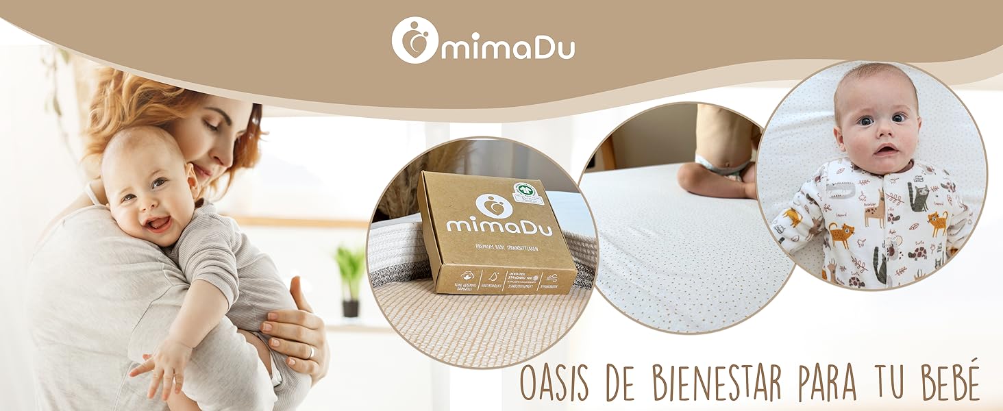 Oasis de bienestar para tu bebé con la ropa de cama mimaDu