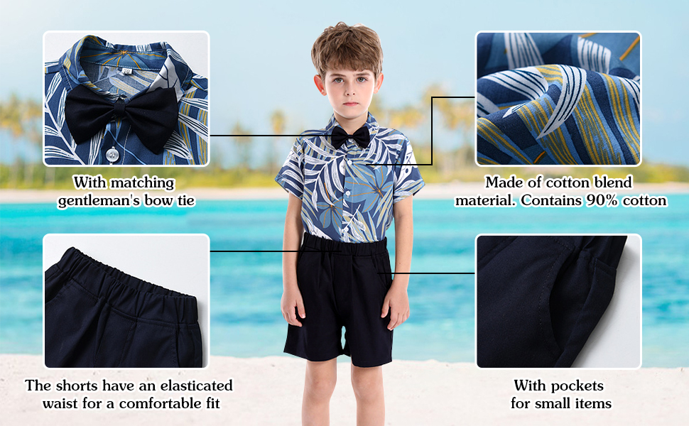 Conjunto Hawaiano Bebé Niño Conjunto