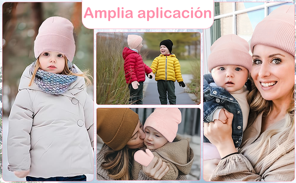 Gorros y guantes de invierno para bebé