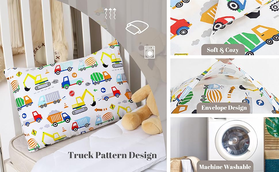 Toddler Pillow and Pillowcase 