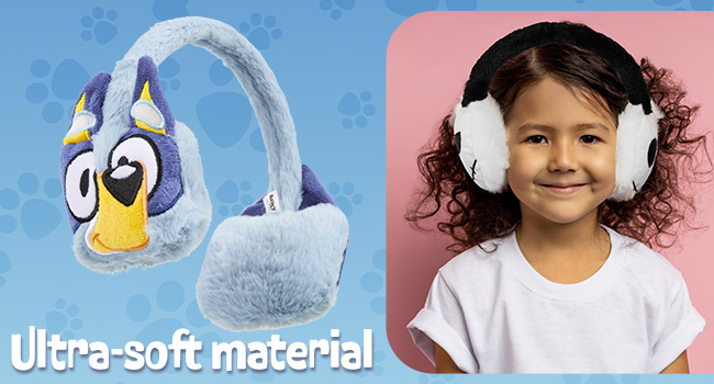 Bluey Ajustables Orejeras Invierno para Niña