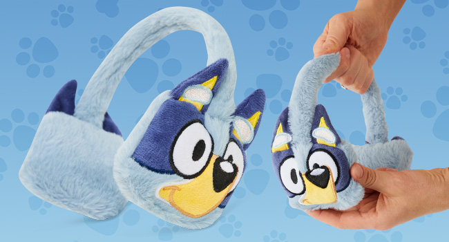 Bluey Ajustables Orejeras Invierno para Niña