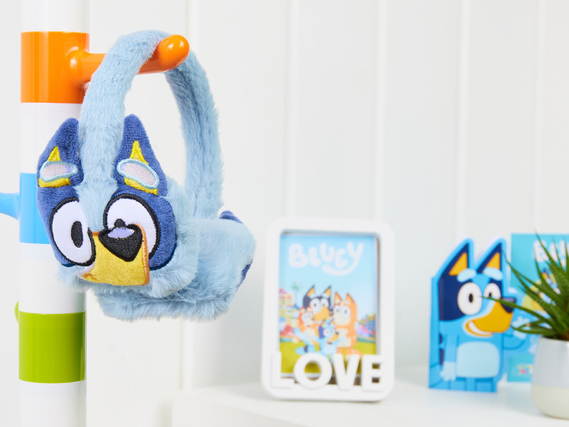 Bluey Ajustables Orejeras Invierno para Niña