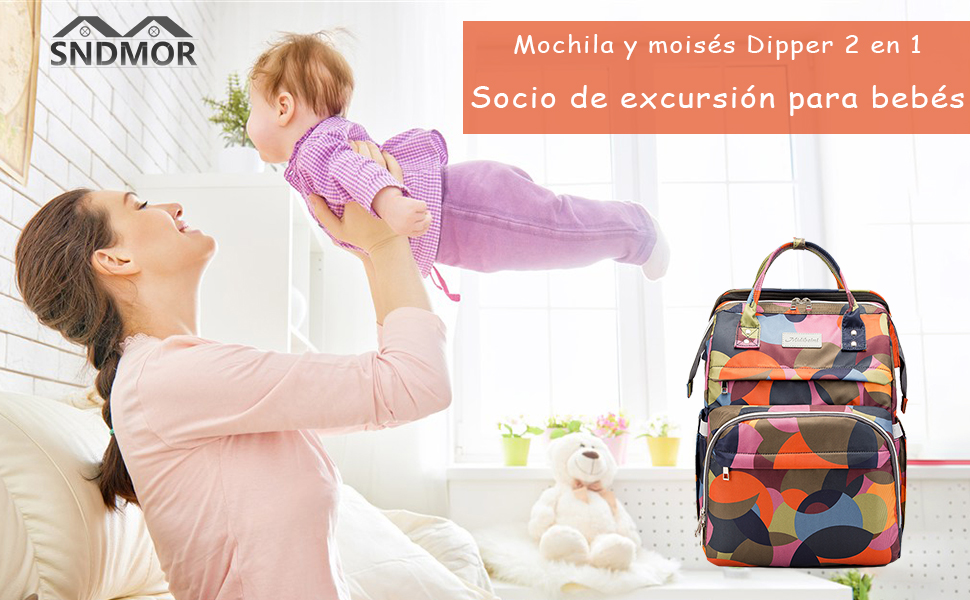 Mochila para pañales de bebé