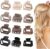 12 Piezas Pinzas de Pelo,Pinza Pelo Pequeña Hair Clips de Mate Antideslizantes para El Pelo de Mujer Pinzas Rectangulares -Neutral