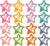 16 Piezas Horquilla de Estrella de Colores, Pinzas Estrellas para Pelo Bonitas, Clips Bebe, Broche de Presión para Cabello Pinzas, Mini Pinza para Cabello, Bonitas Pinzas para Cabello, Para Fiesta