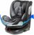 Various – I-Size Silla de Coche con ISOFIX Giratoria 360°,40-150 cm, de 0 a 12 años, Grupo 0/1/2/3,ECE R129,5 Posiciones Reclinadas, Protección Lateral, con Fijación Superior,Color Gris