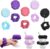 KLYNGTSK 5 PCS Cubiertas para Bebidas Anti Pinchos, Drink Protector Scrunchie, Protectores de Bebidas para Coleteros, Protector de Bebidas Scrunchie para la Mayoría de Vasos (5 Colores)