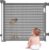 Barrera Seguridad Niños Escalera Retráctil 180 cm, Valla Seguridad Infantil, Barrera Perros Puerta, Puerta Escalera Bebe Seguridad, Adecuada para Escaleras/Interiores/Exteriores/Puertas/Pasillos