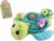 VTech – Eco Tortuga y su bebé, Peluche Texturas y sensaciones, Tela Fabricada Botellas recicladas, Juguete para bebés +3 Meses, versión española