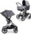 BABY JOGGER City Sights cochecito y cochecito dos en uno con asiento reversible, sistema compacto y ligero, apto para todos los terrenos, hasta 22 kg Dark Slate