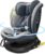 Reecle I-Size Silla de Coche Giratoria 360 con ISOFIX, 40-150cm (0~36kg), Aprox. 0-12 años (Gris)