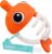 Mombella Clownfish Pez Payaso Mordedor Juguete para Bebés de 0 3 6 12 Meses con Clip, Juguete de Silicona Suave para la Mordedura de Bebés de 9 Meses Calmante, Divertido Regalo para Recién Nacidos