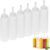 DERU Squeeze Bottle, Condimento Botellas, 6 Pcs 8oz Botella de Salsa, Exprimir Condimento Botellas, Squeeze Bottle, Botella Salsa, Squeeze Bottle Tapas, Sin BPA, Condimentos De Cocina