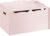 Amazon Basics – Caja de juguetes de madera, color rosa 76.2 cm x 40.64 cm x 46.99 cm