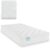 Nalui-Colchón Cuna 57 x 117 cm Baby One con Núcleo Adapt Foam, Suave, Transpirable y Acolchado Strech. Hipoalergénico | Oeko-Tex® | Altura ± 12cm | Hecho en España + Protector Tencel, Blanco