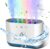 AiQInu Humidificador 900ML, Dinámica Pick-up Humificador con 6 Boquillas y 7 Colores Luces LED, 25dB Ultra Silencioso, Difusor de Aroma Humidifier para Hogar, Oficina, 18x12x8 cm