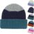 QIYIENDIAN Bebé Niño Suave Gorro de Invierno de Punto Cálido Gorro Beanie Sombreros Niños Niñas Unisex