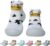 EDOTON Zapatos para Gatear Zapatillas para Caminar Bebés Niñas Zapatos Calcetines Zapatillas de Suela Blanda Antideslizantes Zapatos de Suelo para Bebés Niñas y Niños