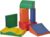 HOMCOM Juego de 7 Bloques de Espuma para Niños de 1-3 Años Bloques Psicomotricidad Figuras de Construcción para Escalar y Gatear Multicolor