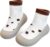 JinBei Zapatos Primeros Pasos Bebé Transpirable Calcetines Antideslizantes Baby Algodón Lindos Cómodos Zapatillas con de Suela Goma para Niño y Niña 6-24 Meses