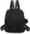 OLIVIA WONG Mochila antirrobo Impermeable para mujer (13L)| Mochila Convertible en bolso con pompom y Asa desmontable de adorno