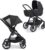 BABY JOGGER City Sights cochecito y cochecito dos en uno con asiento reversible, sistema compacto y ligero, apto para todos los terrenos, hasta 22 kg Rich Black