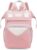 Chickwin Mochilas de Pañales para Bebé, Bolso del Bebés Mamá Grande Capacidad Bolsas Multifuncionales Mochila Carrito Bebe Maternidad Pañalera Mochila Cambiador (rosa,38x26x18cm)