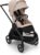 Bugaboo Dragonfly Carrito Urbano, Silla de Paseo Ligera y Compacta, Plegable con Una Sola Mano en cualquier Posición, Suspensión Completa, Cesta Inferior XL, Chasis Negro y Capota Desert Taupe