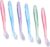 6PCS Cuchara Silicona Bebé Cuchara Bebe Aprendizaje, Cucharas Bebe Coloridas Cucharas Silicona Bebe Material Suave y Seguro, Cuchara Silicona Bebe para Comer Independiente, Cuchara Aprendizaje Bebe