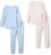 Amazon Essentials x Sofia Grainge Pijama ceñido de algodón Unisex Bebé y Niños Pequeños, Pack de 2