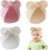 Amexo 3 Piezas Gorro para Bebé Gorrito BebeGorro para Recién Nacidos Gorro de Recién Nacido Gorro de Turbante para Bebé Lindo Sombrero de Algodón para Bebé Niño Niña 0-2 Años