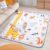 Aolso Alfombra Bebe, 127 x 127cm Alfombra Bebe Plegable, Antideslizante Algodón Alfombras de Gateo, Colchoneta para Niños para Juegos en el Suelo, Suave & Grues-Jirafa