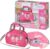 BABY born Bolso cambiador – Bolso cambiador para muñecas con cambiador, crema y pañal – Para muñecas BABY born de hasta 43 cm – Edad: 3+ años, Rosa