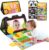 Ballery Espejo Bebe Montessori con Interactivo Libro, Espejo para Bebé Juguete, Juguetes Sensoriales en Blanco y Negro, Patrón de Alto Contraste Juguetes Educativo Regalo