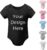 Body de bebé personalizado Mono de bebé personalizado para niño niña, diseñe su chaleco de bebé Body infantil de algodón suave, Ropa de mameluco de bebé personalizada Regalos para recién nacidos