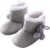 Botas de Bebé Niña Niño Invierno Botitas Recién Nacido Algodón Calentar Zapatos con Suela Suave Algodón Suave Antideslizante Soles Lindo Zapatos De Niño para 0-15 Meses Bebé (Gris, 6-9 meses)