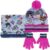 CERDÁ LIFE’S LITTLE MOMENTS 2200005862 Conjunto Gorro Bufanda y Guantes Niña de LOL, Rosa y Azul, Talla única para Bebés