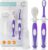 Cherish Baby Care Set Cepillo Dientes Bebe (3 a 24 Meses) – Set 3 cepillos: Cepillo Bebe Recien Nacido, Cepillo de Dientes Bebe, Cepillo de Dientes Para Niños, Sin BPA, Silicona de Grado Alimenticio