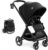 Cochecito bebe,Carrito reversible, ELITTLE EMU Carrito Bebe Apta de 0 a 36 Meses 25 Kg, Cochecito todo terreno, Protección Solar 50+ Carro Bebe, Cochecito Bebe con Ruedas Grandes (Negro)