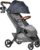 Cochecito Ergobaby Metro+ Deluxe con función de reclinado, silla de paseo para bebés desde el nacimiento hasta los 22 kg, plegable y compatible con silla de coche, London Grey