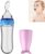 Cuchara para Biberón para Bebés,Squeeze Feeding Bottle,Cuchara Dispensadora de Comida de Silicona,Botellas de Alimentación para Bebés,Biberón de Silicona de 90 Ml para Bebés y Niños