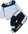 Dazzerake 2 Piezas Conjunto Deportivo para Bebés Sudadera Unisex Color de Contraste Cuello Redondo + Pantalones Trajes de Otoño Invierno Niñas Niños