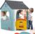 FEBER – Casual House, Casita Infantil con Puerta Abatible, Tiene Pegatinas para Decorar la Casita, Colores Resistentes a la Luz Solar, Montaje Fácil, A Partir de 2 años, Famosa (FEH22000)