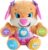 Fisher-Price Ríe y Aprende Perrita Primeros Descubrimientos, Peluche Interactivo con Luces y Sonidos, Juguete bebé +6 Meses, versión español (FPP55)