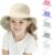 flintronic Sombrero de Sol Verano Bebés, Gorro Pescador Playa Algodón Niñas Niños, Sombrero de Sol Verano Ajustable Pescador Gorra Protección de Sol Anti UV, para Exteriores, Playa, Piscina, UPF 50+