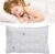 Funda de Almohada para Bebé,Fundas de Almohada Tipo Sobre,40cm x 60cm Funda de Almohada de Viaje Suave y Transpirable,Almohada Infantil,Lavables a Máquina (Estrella Gris)