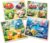 Funsland Puzzle Madera Bebe 1 Año – 4 Piezas Rompecabezas Madera Niños con Agarrador, Juguetes Montessori Bebe Puzzles Animal Frutas Educativos Juguete Regalo Navidad para Niños de 1 2 3 Años