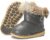 Gaatpot Botas para Niña Niño Zapatos de Nieve Botines para Invierno Bota Calentitas Forradas Impermeables Bebé Boots Negro 21-30