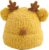 Gorro de lana para bebés y niñas, gorro de punto grueso para bebé, gorro de invierno cálido, turbante para bebé, niña, 1 año